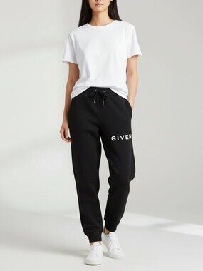 Givenchy Kids Black Logo Joggers | 12A | NWT